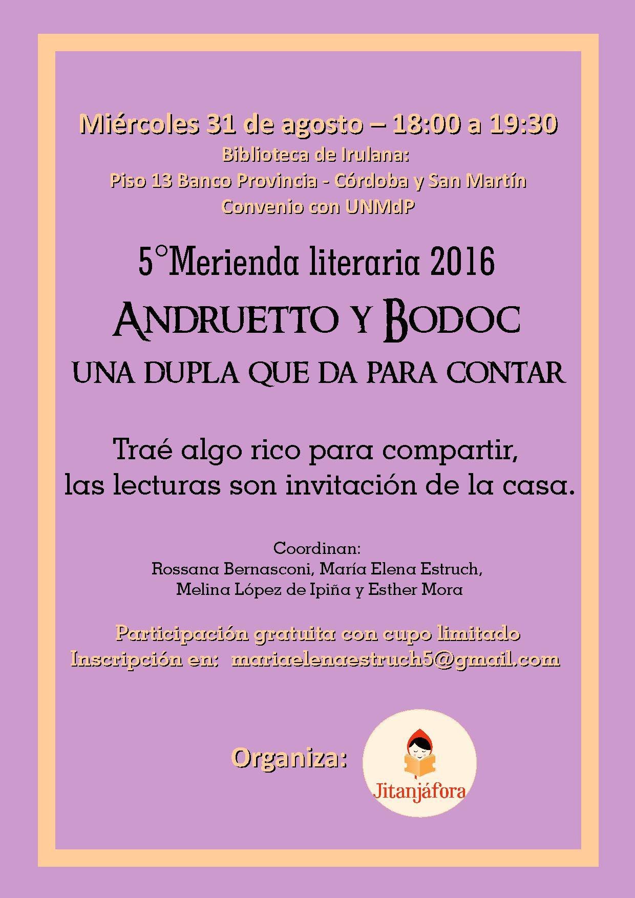 5ta merienda 2016